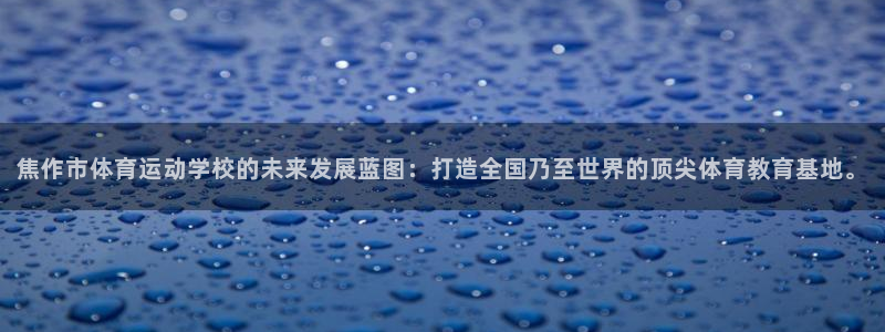 yy易游官网下载招商电话是多少:焦作市体育运动学校的未来发展